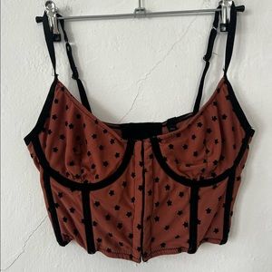Urban outfitters corset top size medium